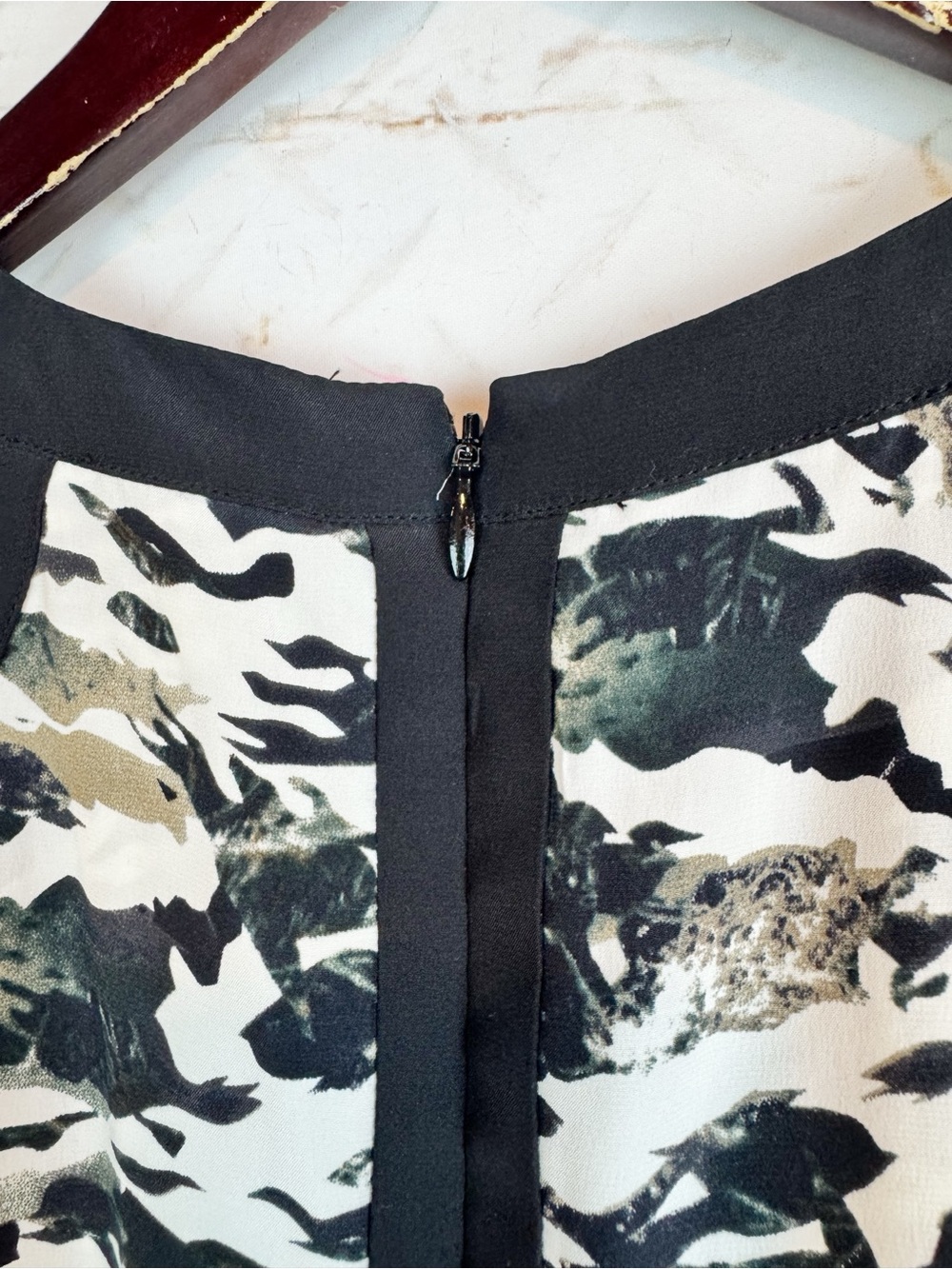 Parker | Tidal Camo Halter Mini Dress, M NWT - Picture 14 of 14